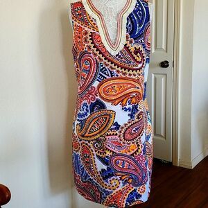 Laundry By Shelli Segal Paisley Dress